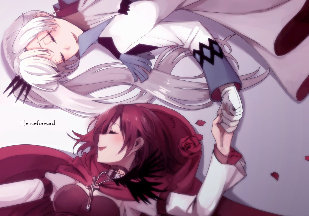 Henceforward - RWBY, Ruby Rose, Weiss Schnee, Anime Art, Сериалы, Не аниме, Kuma, Pixiv