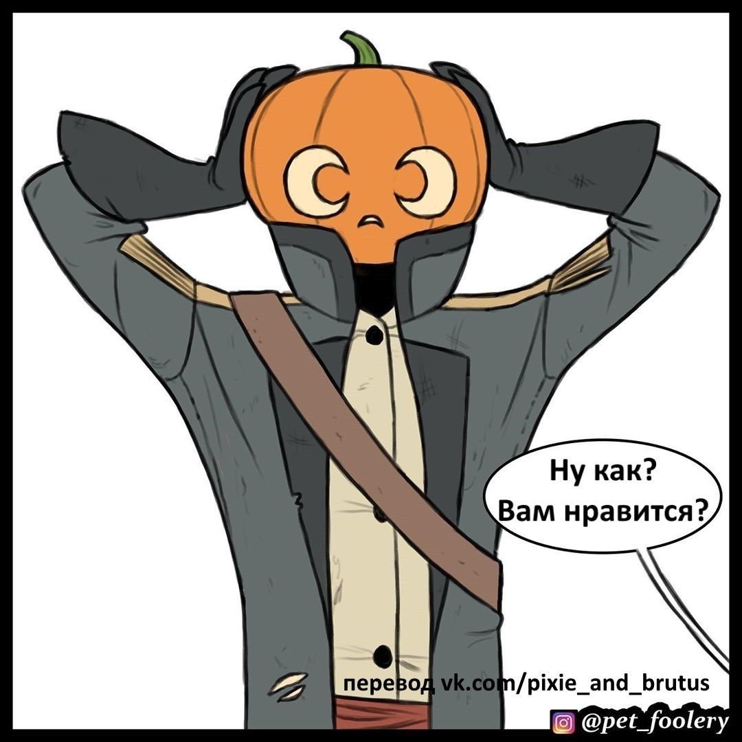 Halloween. - Brutus and Pixie, Pet foolery, Comics, Milota, Headless horseman, Pumpkin, Halloween, Longpost