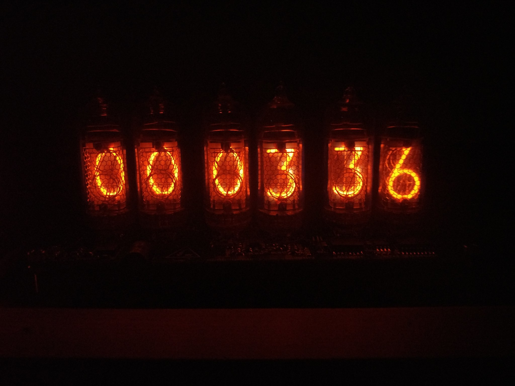 Обновлённые часы Nixie clock на 6 лампах ИН-14 - Моё, Радиолюбители, Diy Or Die, Своими руками, Nixie clock, Электроника, Ламповые часы, Длиннопост