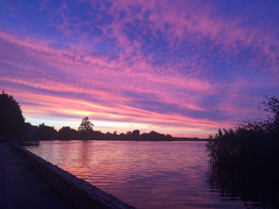 summer sunsets - My, Summer, Sunset, Nature, Longpost