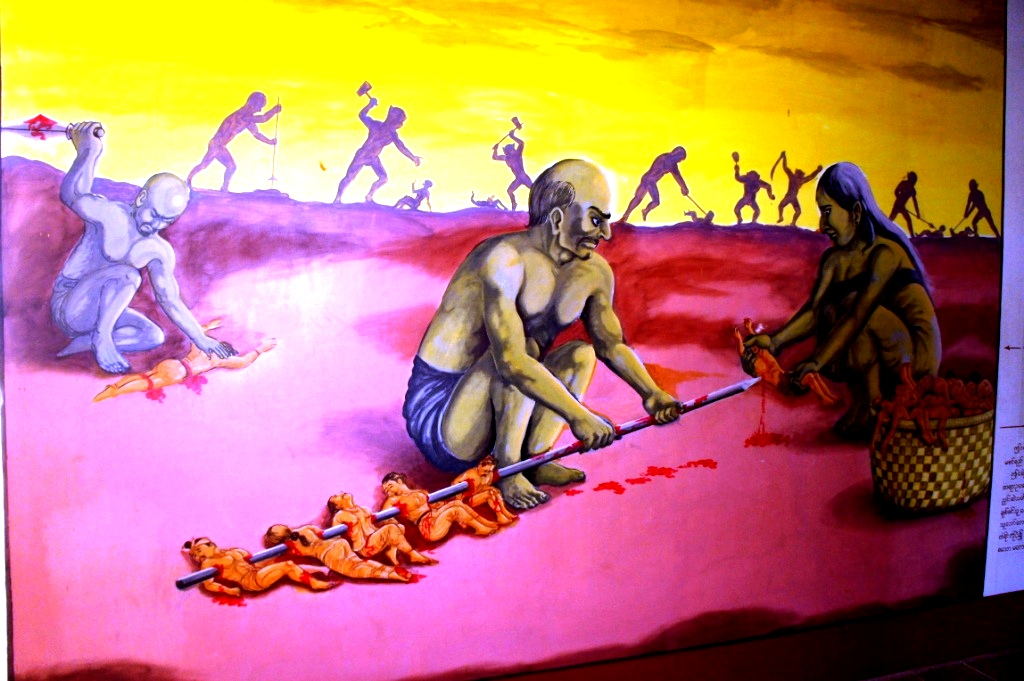 Demons of Asia Part 5: Lejun-Sasazha Torture Gallery - My, Buddhism, Sea, Demon, Myanmar, Longpost