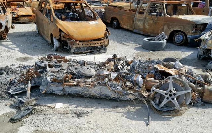 Greed 80 lvl: burned to the ground Ferrari put up for sale - Ferrari 458, Auto, Sale, Fire, Trash, Longpost
