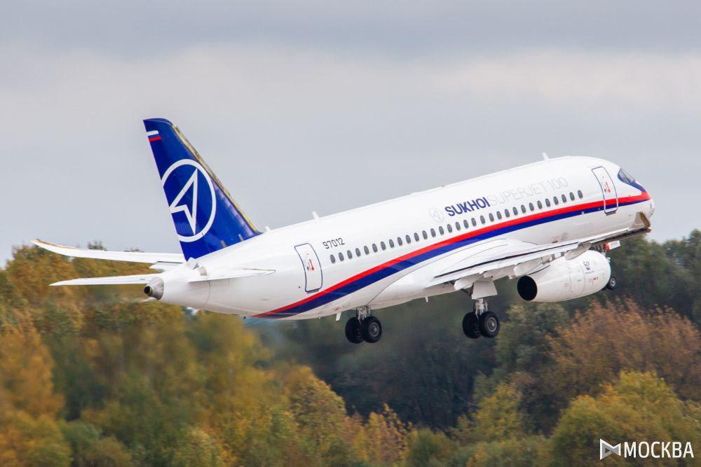 Sukhoi Superjet 100 with saber wingtip - Aviation, Sukhoi Superjet 100, Trial, Hggs, Dry, Longpost