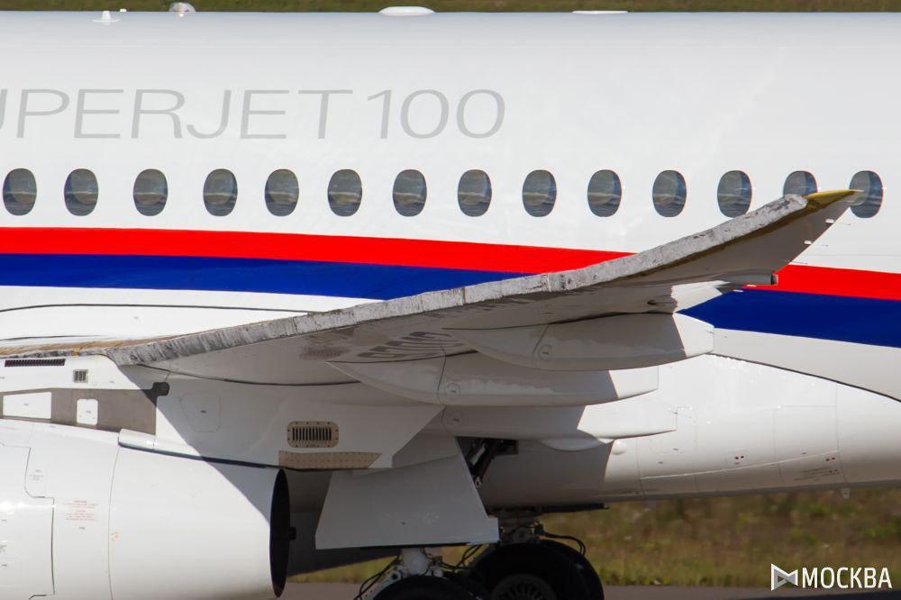 Sukhoi Superjet 100 with saber wingtip - Aviation, Sukhoi Superjet 100, Trial, Hggs, Dry, Longpost