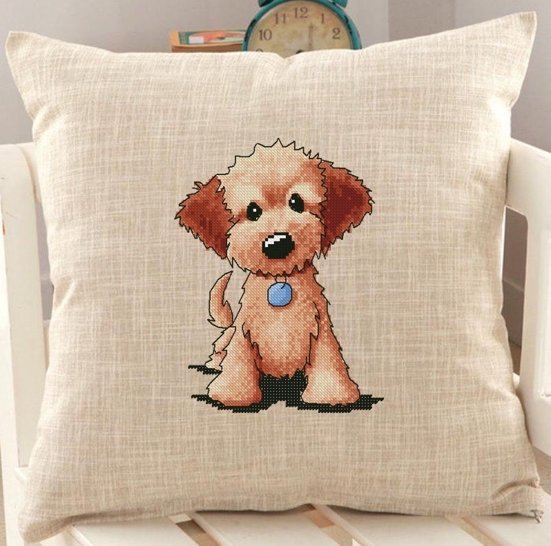 A series of free cross stitch patterns with dogs based on the illustrations of Kim Niles - My, Cross-stitch, Embroidery, Dog, Animals, Is free, Needlework, Needlework without process, Longpost