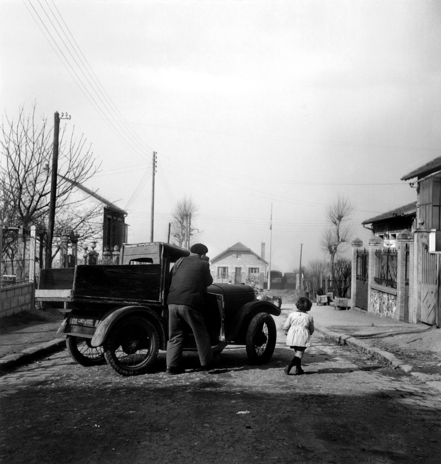 Жизнь парижских пригородов в 1950-х. - Париж, Франция, Фотография, Длиннопост, Ретро