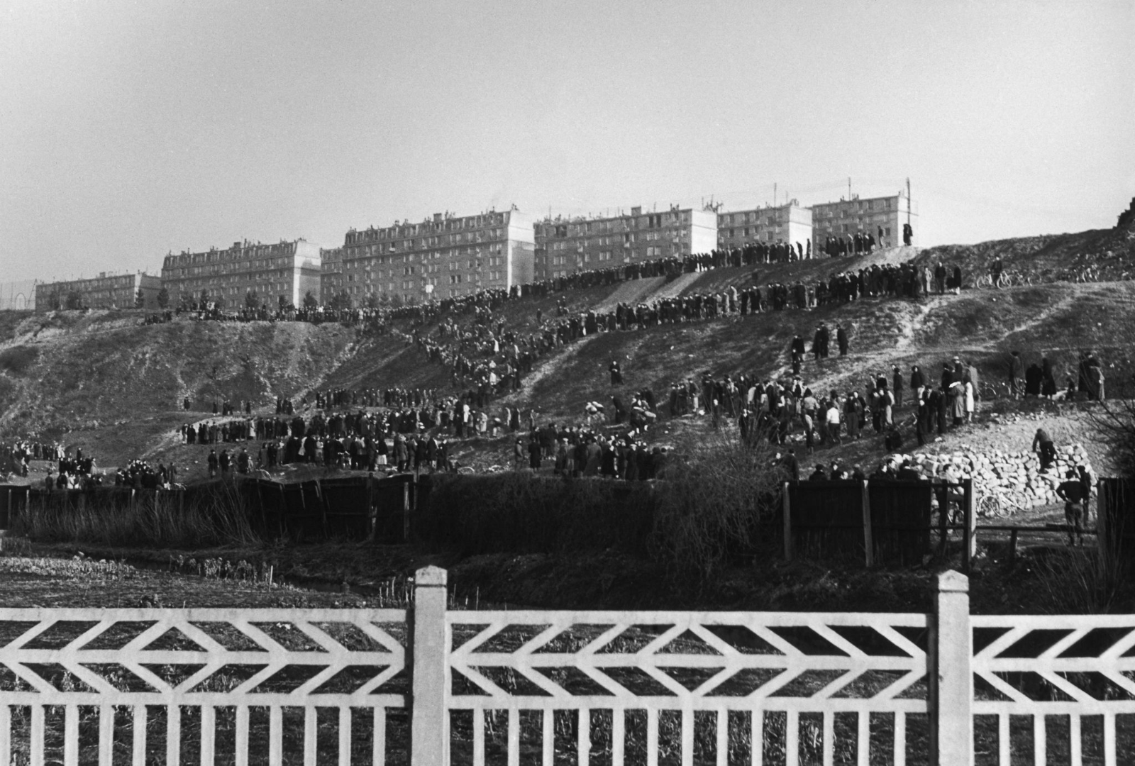 Жизнь парижских пригородов в 1950-х. - Париж, Франция, Фотография, Длиннопост, Ретро