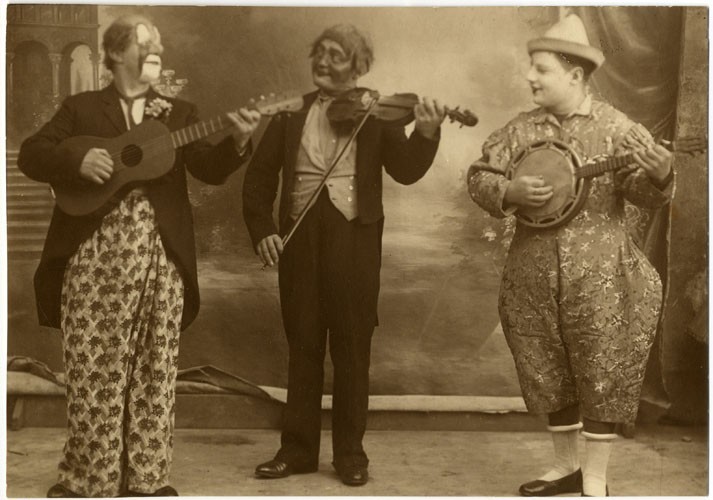 Clowns 1900-1930 - scary clown, Clown, Retro, Longpost