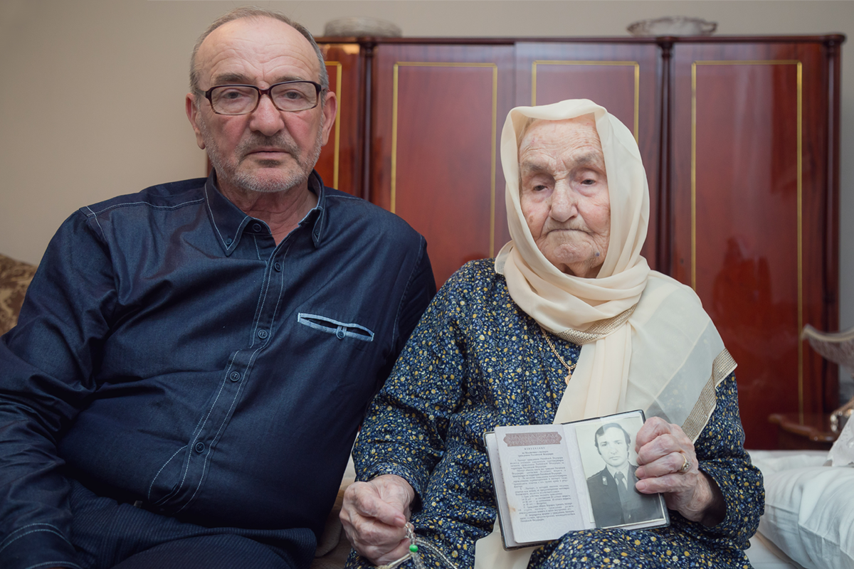 This is Grandma Nepsi, the oldest resident of Russia. She will turn 120 in April - My, Chechnya, Caucasus, Longevity, Longpost