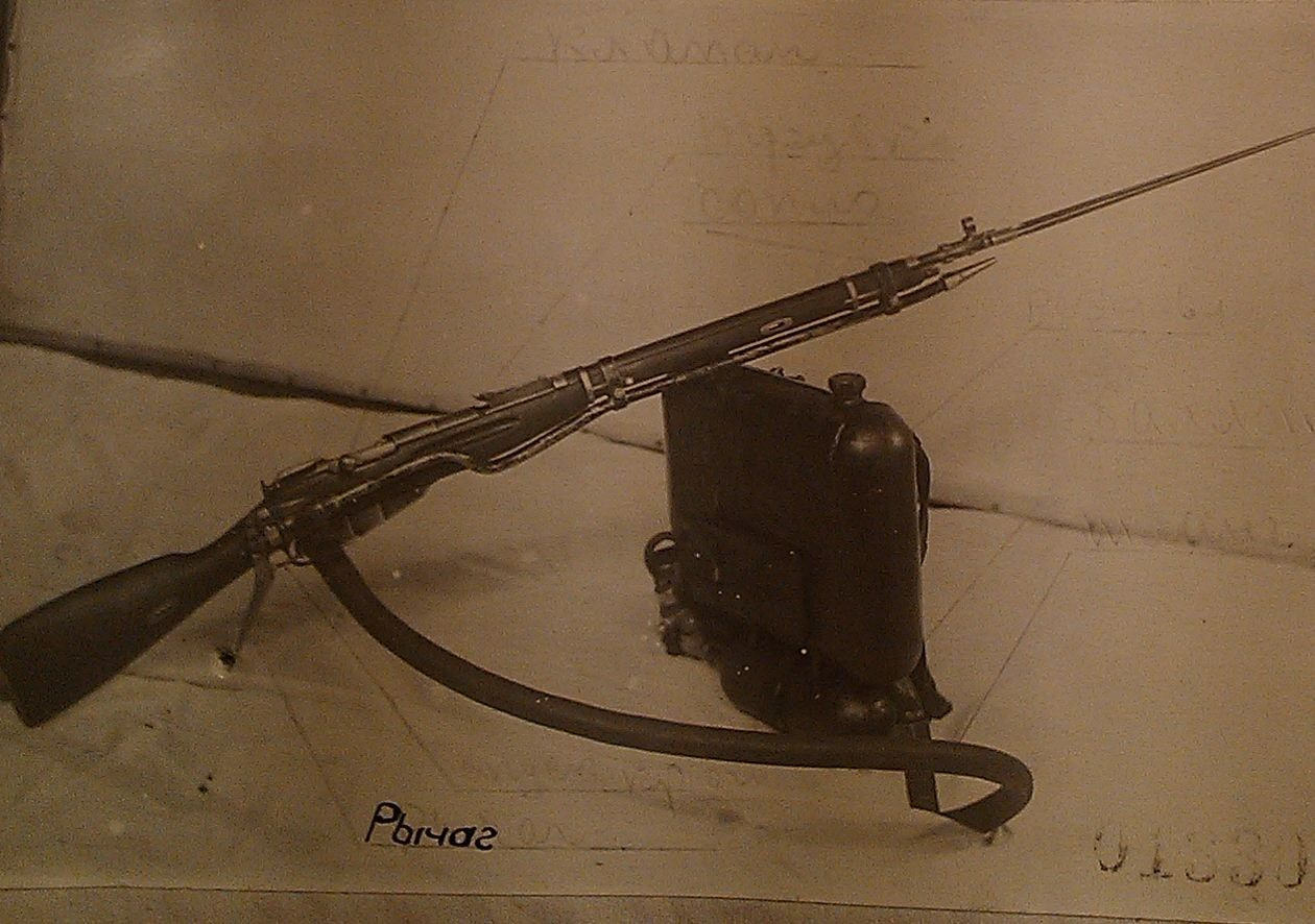 Гибрид на базе винтовки Мосина и огнемета РОКС - История (наука), Винтовка Мосина, Огнемет, Оружие, Длиннопост