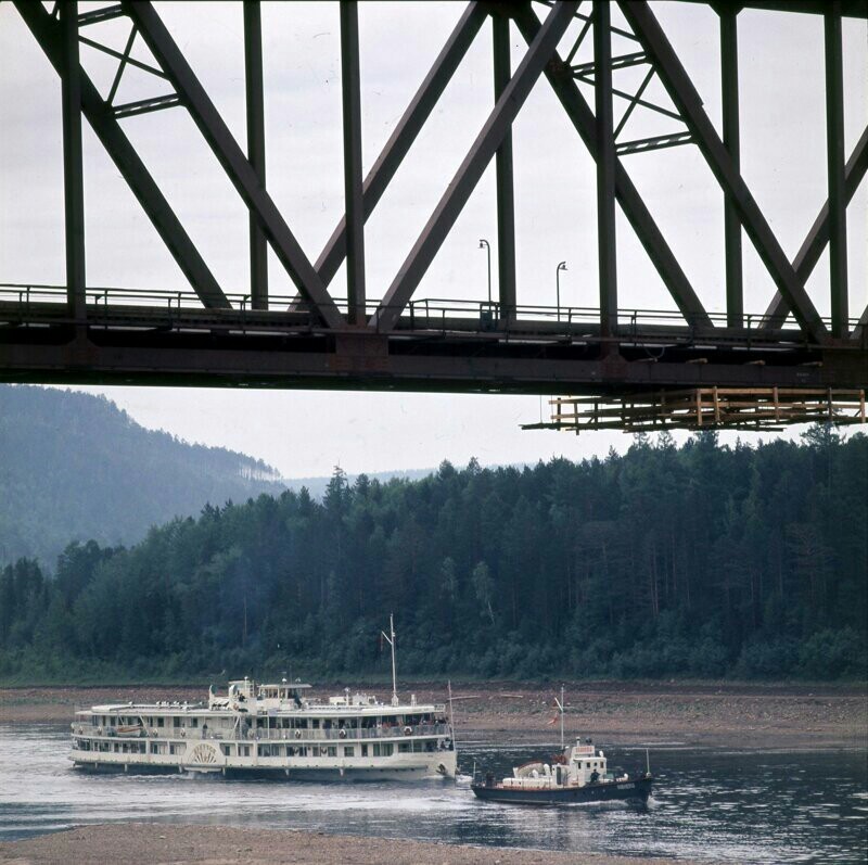 On the Lena River, 1970s - the USSR, The photo, Longpost, Tourism, 70th