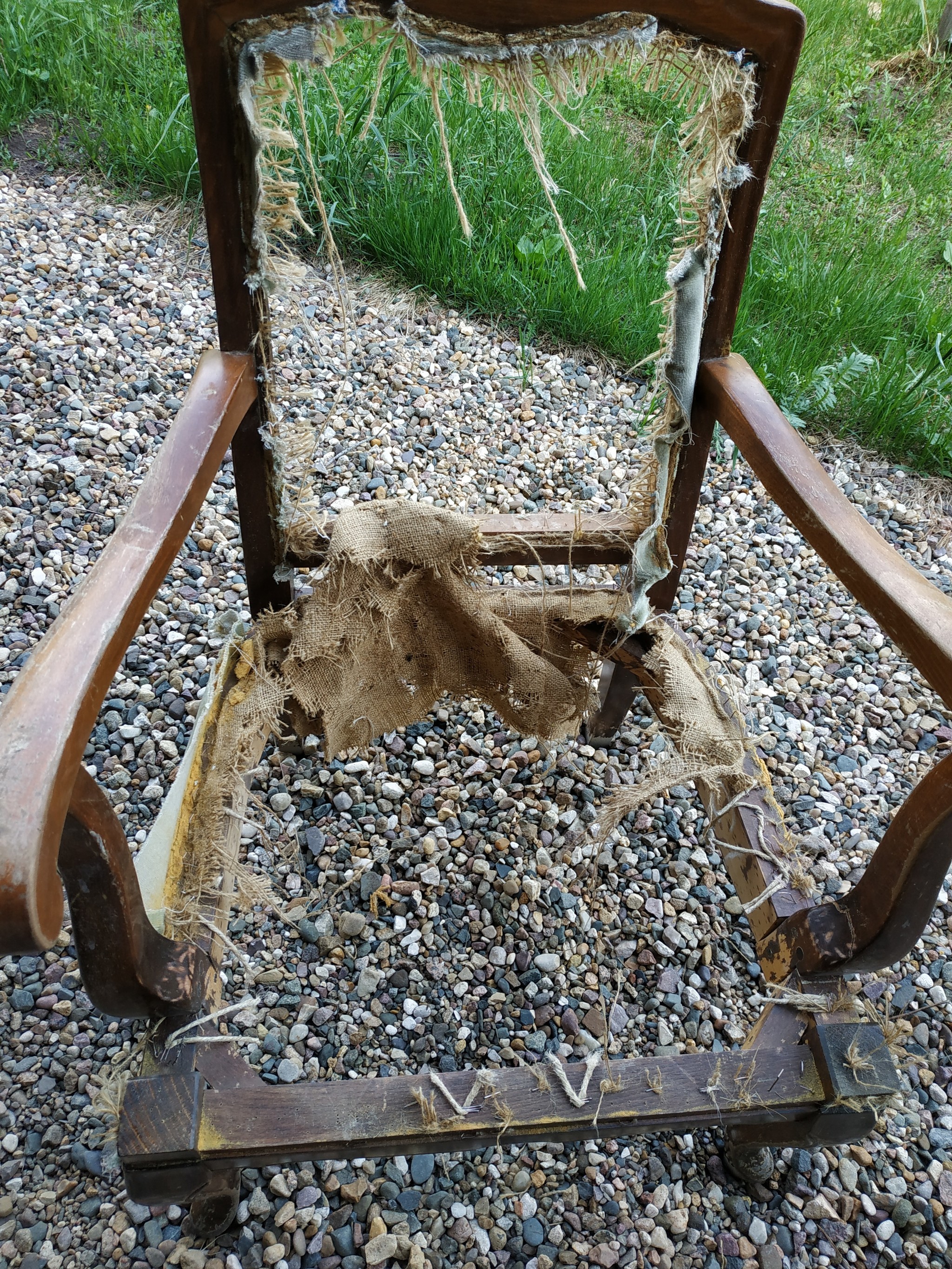 Amateurish restoration of old armchairs. - My, Restoration, Armchair, Workshop, Mat, Longpost