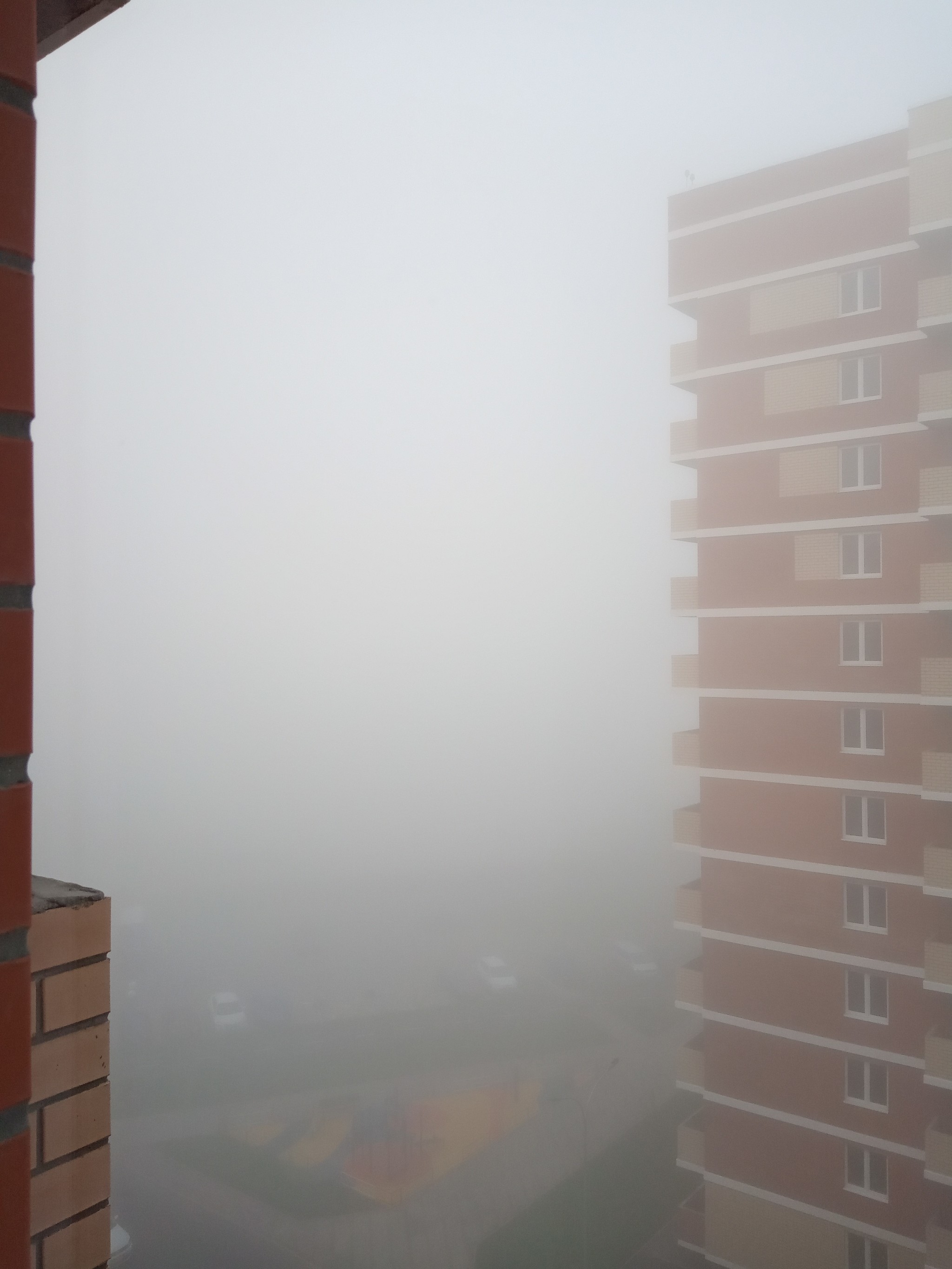 Fog in Krasnodar - My, Fog, Krasnodar
