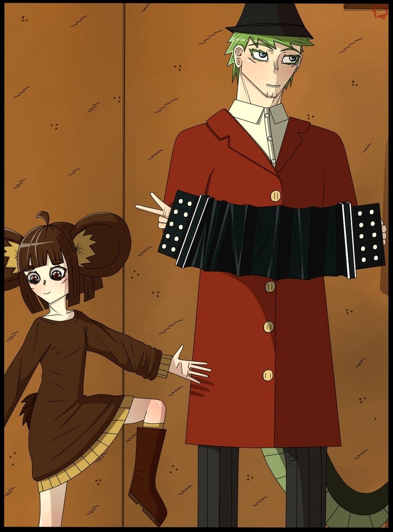 Humanization of Gena and Cheburashka - My, Humanization, Kalyaki-Malyaki, Soyuzmultfilm, Gena and Cheburashka, Longpost