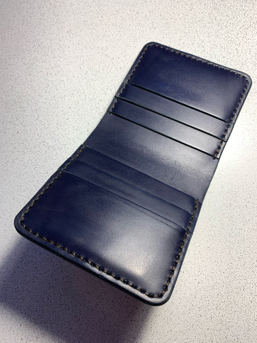 Bungled another wallet - My, Leather products, With your own hands, Purse, Longpost