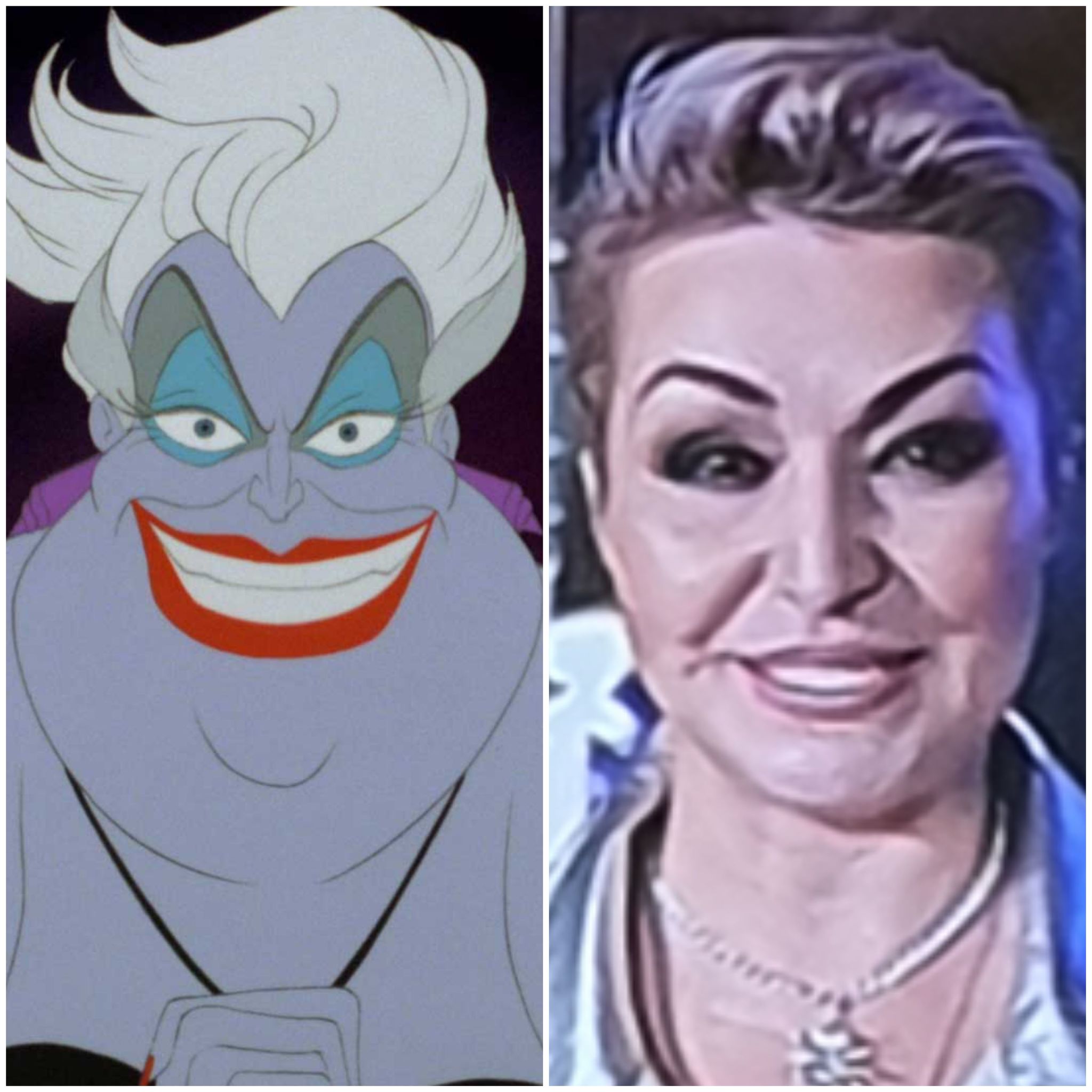 Ursula/Katya Lel - My, the little Mermaid, Screen adaptation, Katya Lel, Ursula, Similarity