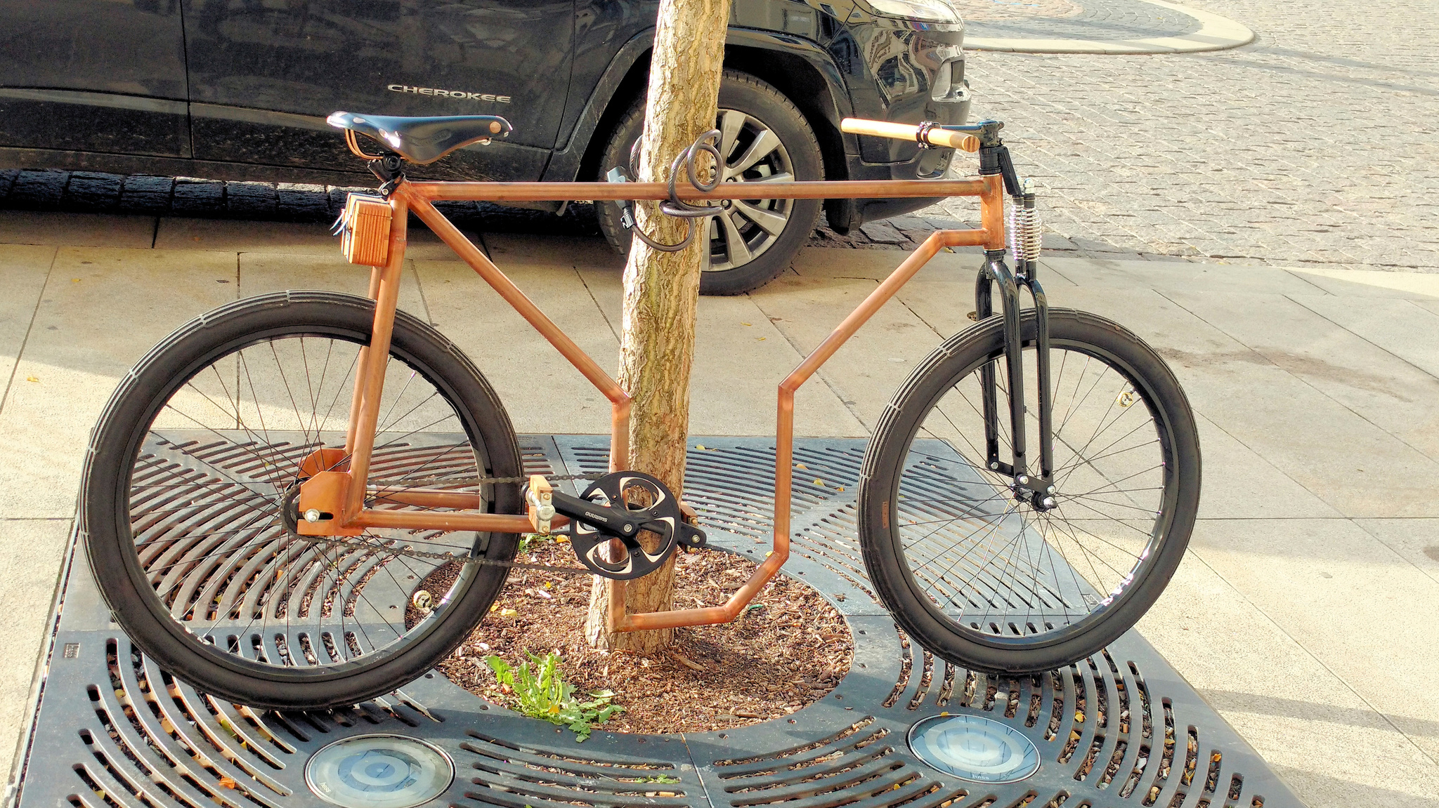 When a plumber decided to make a bicycle... - My, A bike, Pipe