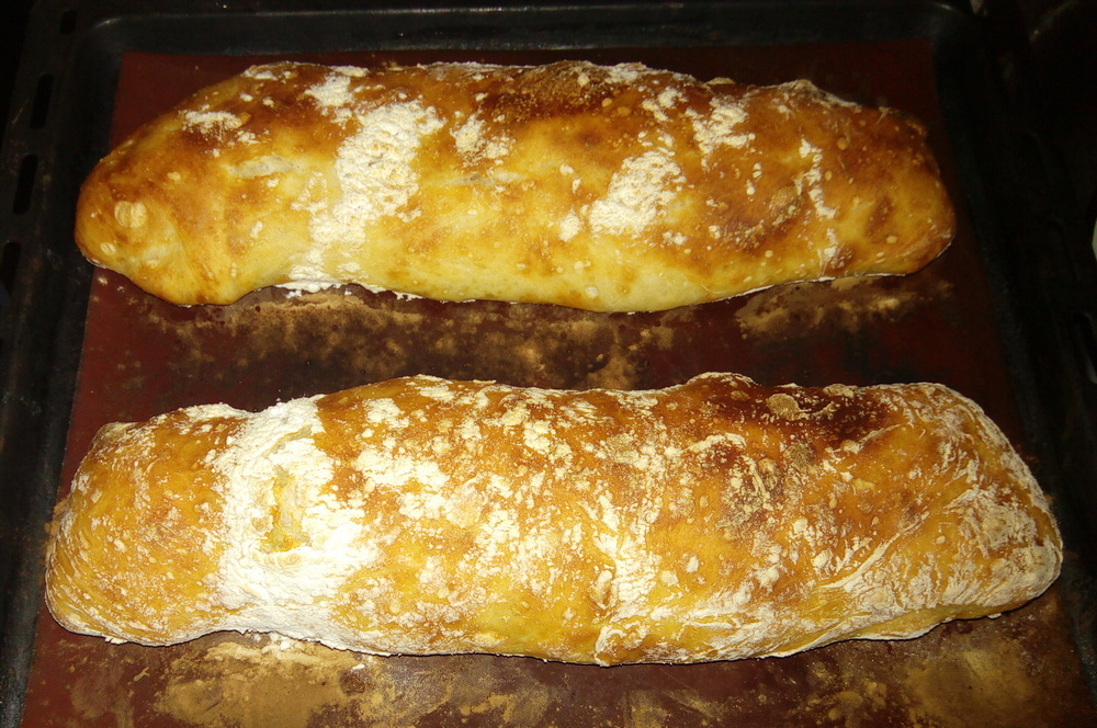 Stecca. Another simple Italian no-knead bread. - My, Bread, Recipe, Food, Cooking, Longpost