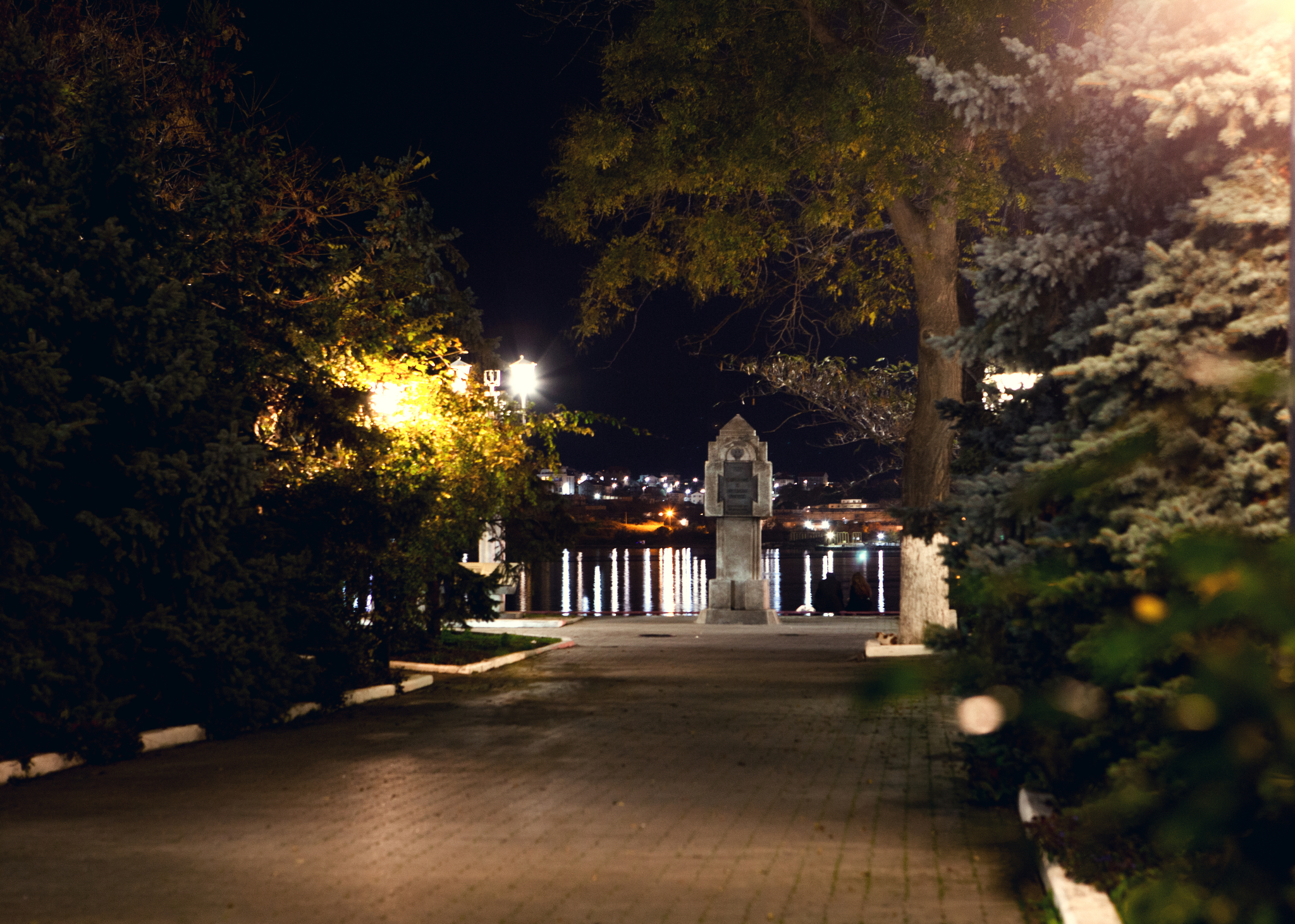 Evening Sevastopol - My, Sevastopol, Evening, City lights, Walk, Crimea