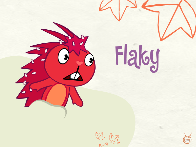 Intro flakes for all seasons - My, Htf, Happy tree friends, GIF, Longpost