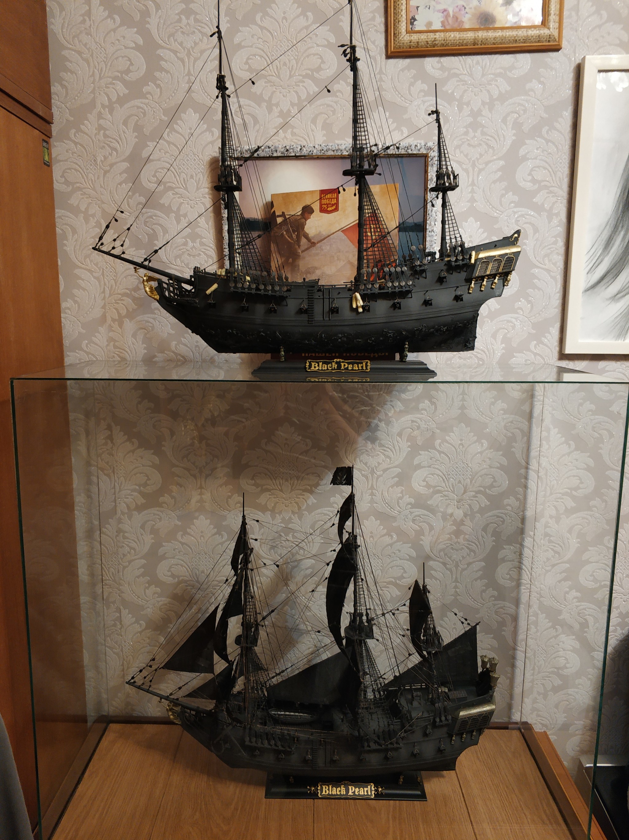 Black Pearl 2 attempt No. 2 - My, Black Pearl, Ship, Captain Jack Sparrow, Pirates of the Caribbean, Longpost