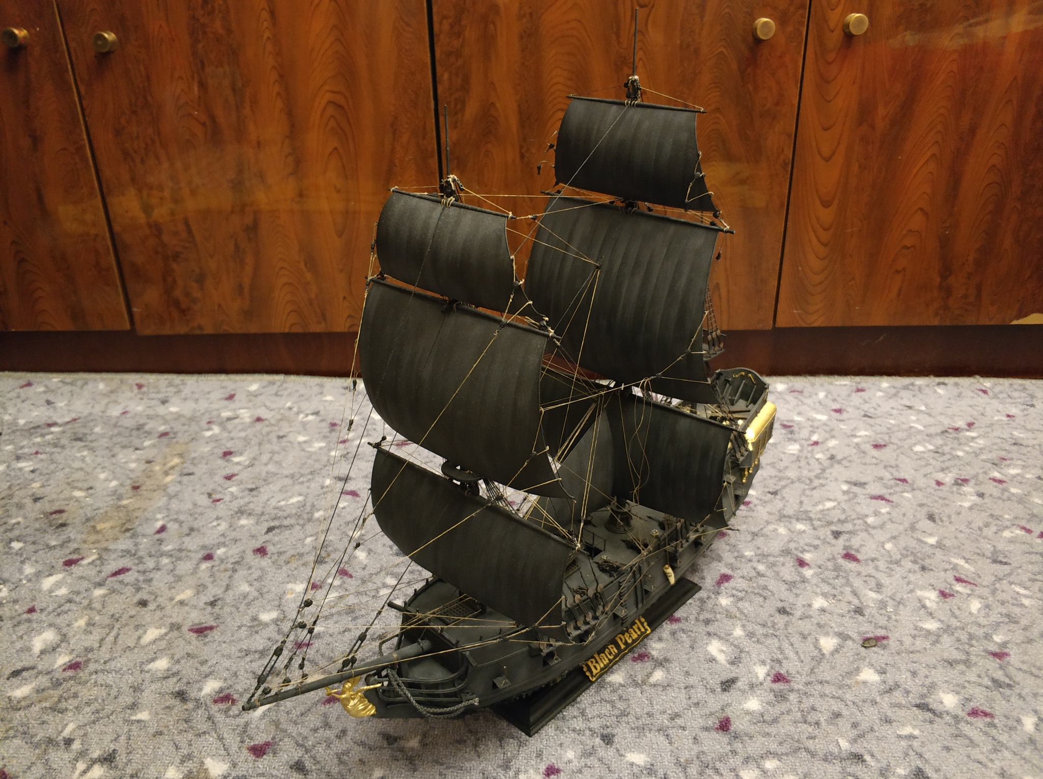 Black Pearl 2 attempt No. 2 - My, Black Pearl, Ship, Captain Jack Sparrow, Pirates of the Caribbean, Longpost