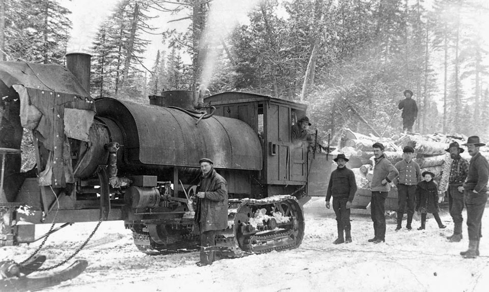 Real steampunk. Crawler steam locomotive. - Locomotive, Tractor, Longpost, Technics, Transport