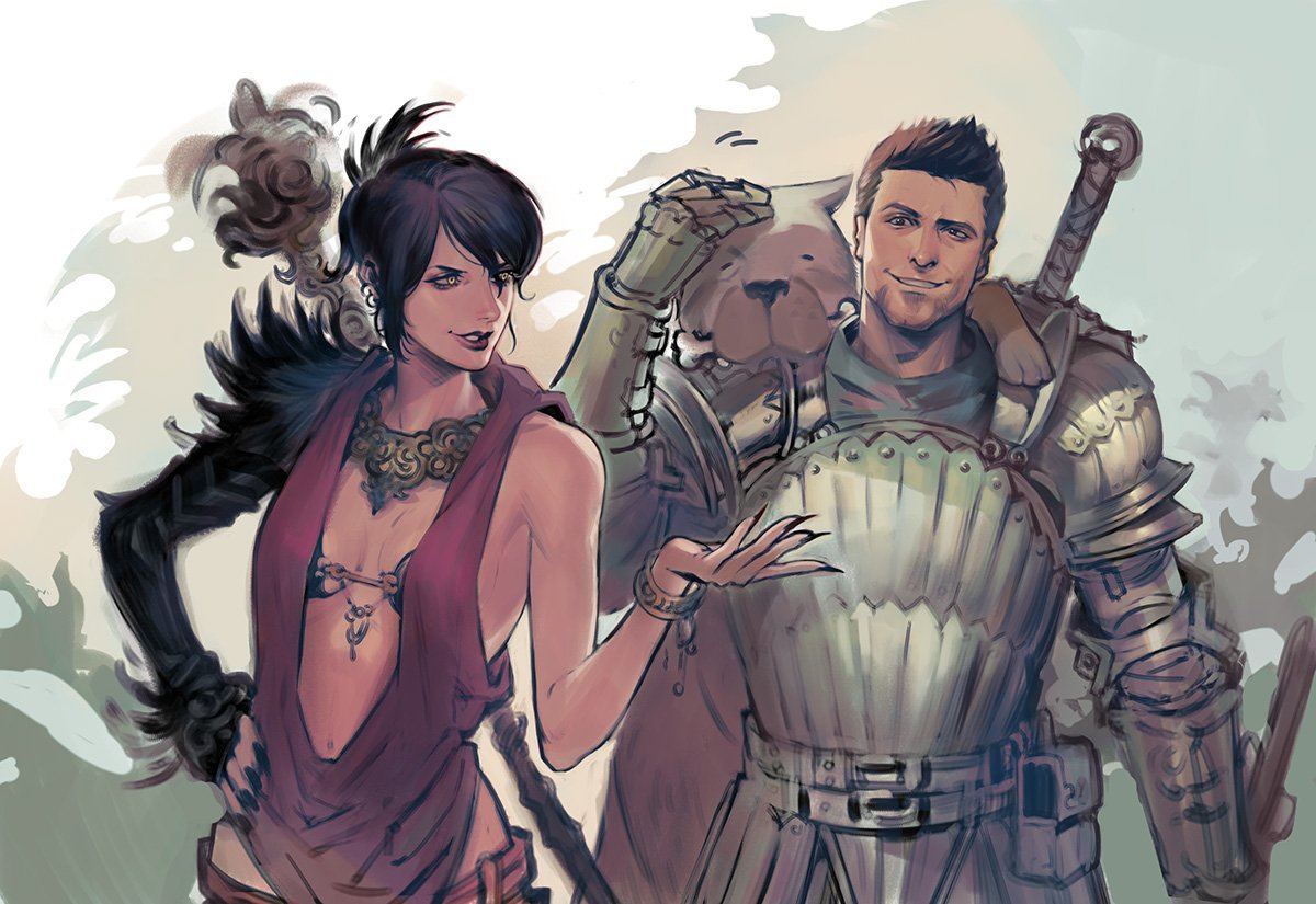 Dragon Age Origins Companions by desert77 on DeviantArt