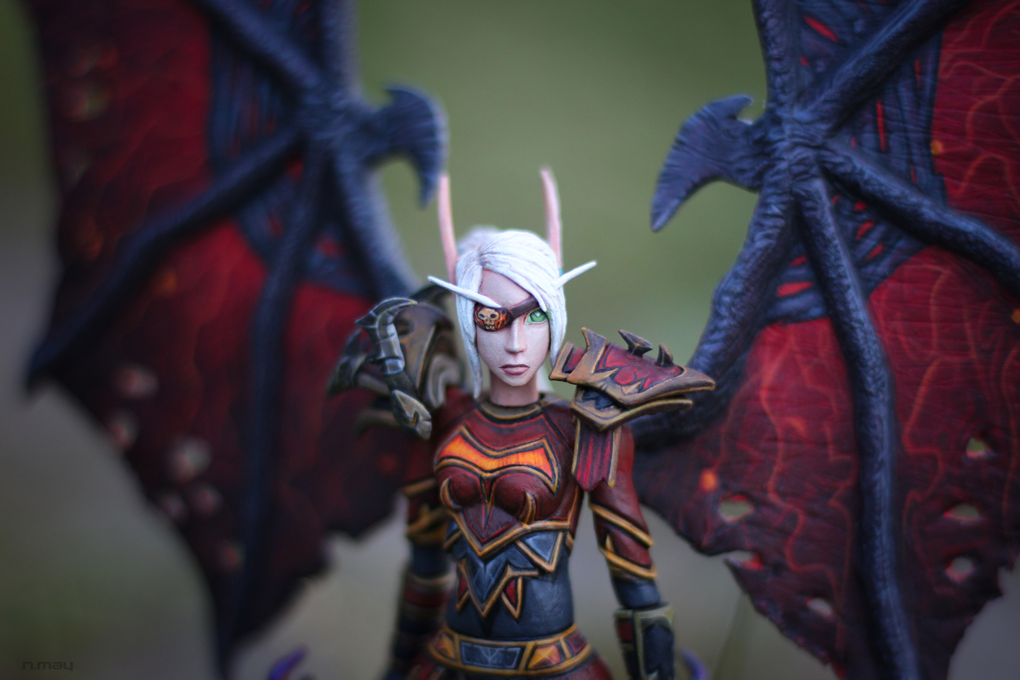 Blood Elf - Vedera. - My, Longpost, World of warcraft, Blood elves, Painting miniatures, Painting, Figurines