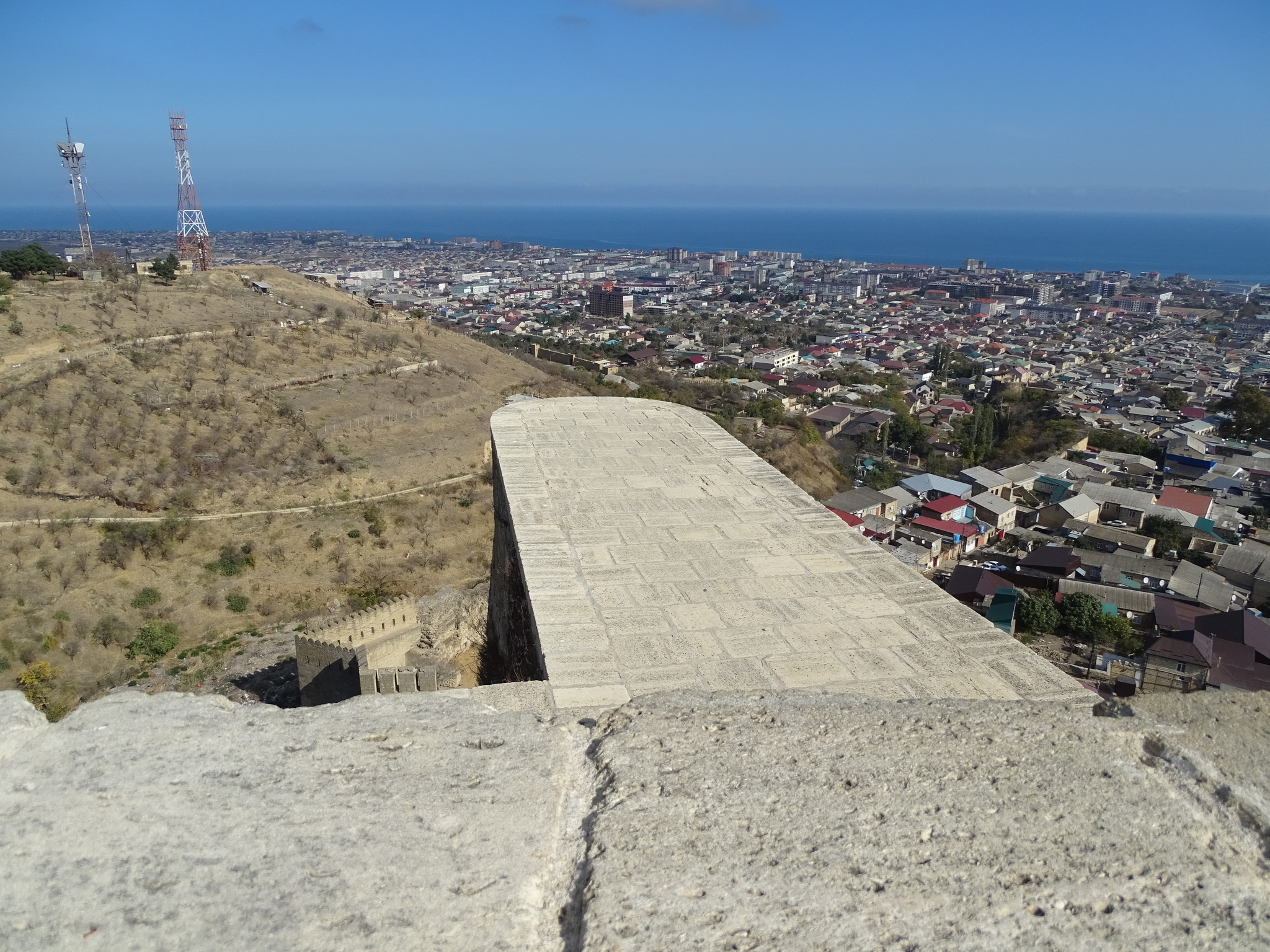 2. To Chechnya via Dagestan. Gates. - My, Dagestan, Derbent, Caspian Sea, Fortress, Informative, Story, Travel across Russia, The photo, Longpost