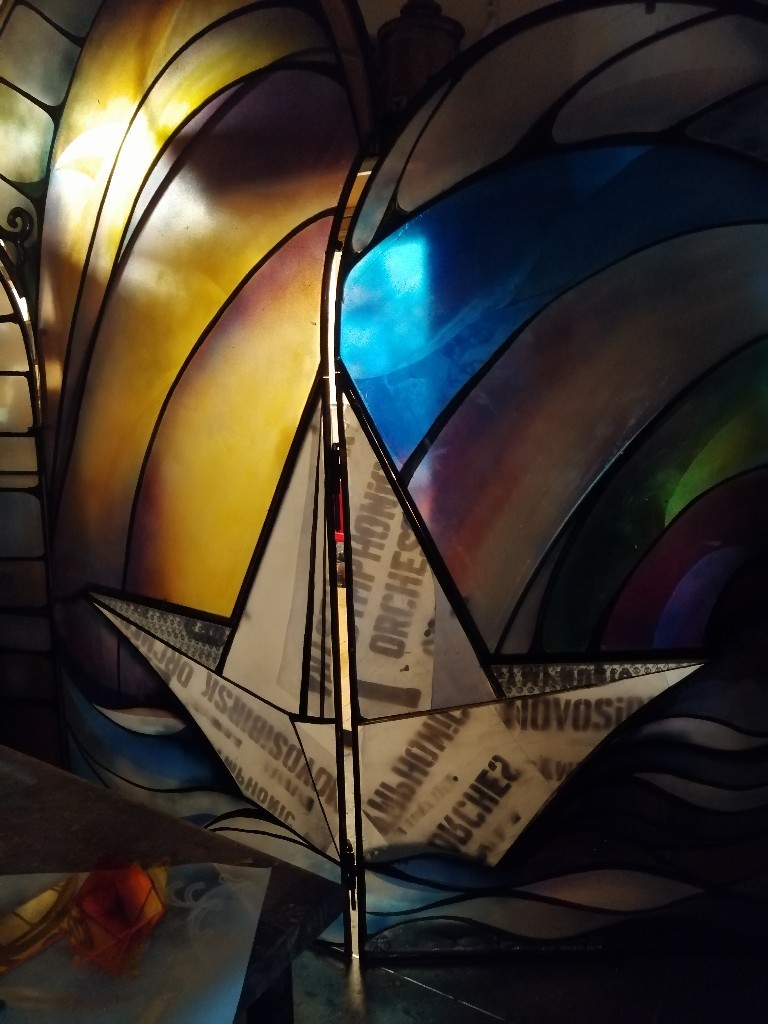 About stained glass - My, Props, Work, Handmade, Scenery, Theatre, Longpost