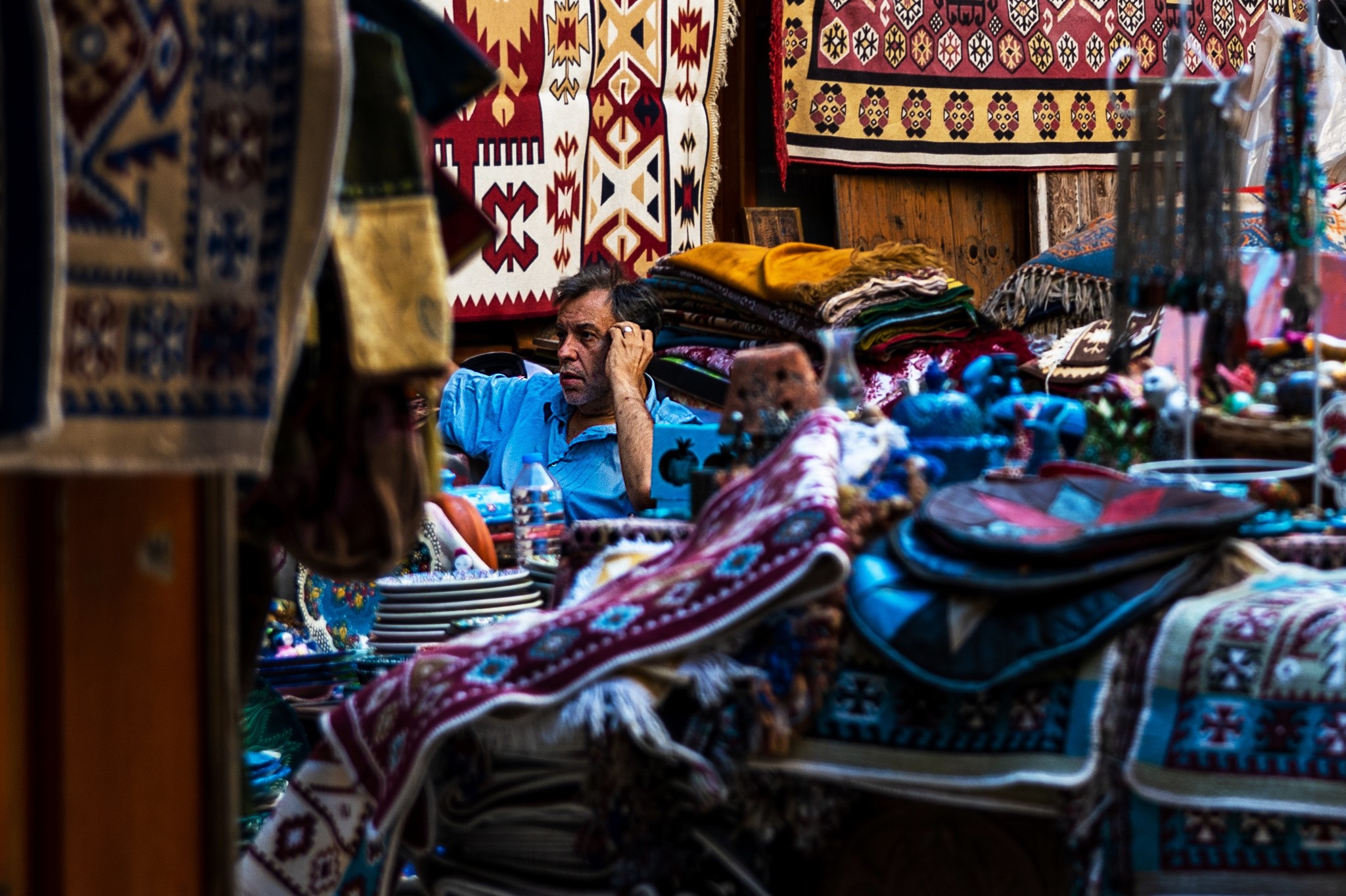 Turkish bazaar. - My, Turkey, Bazaar, Carpet