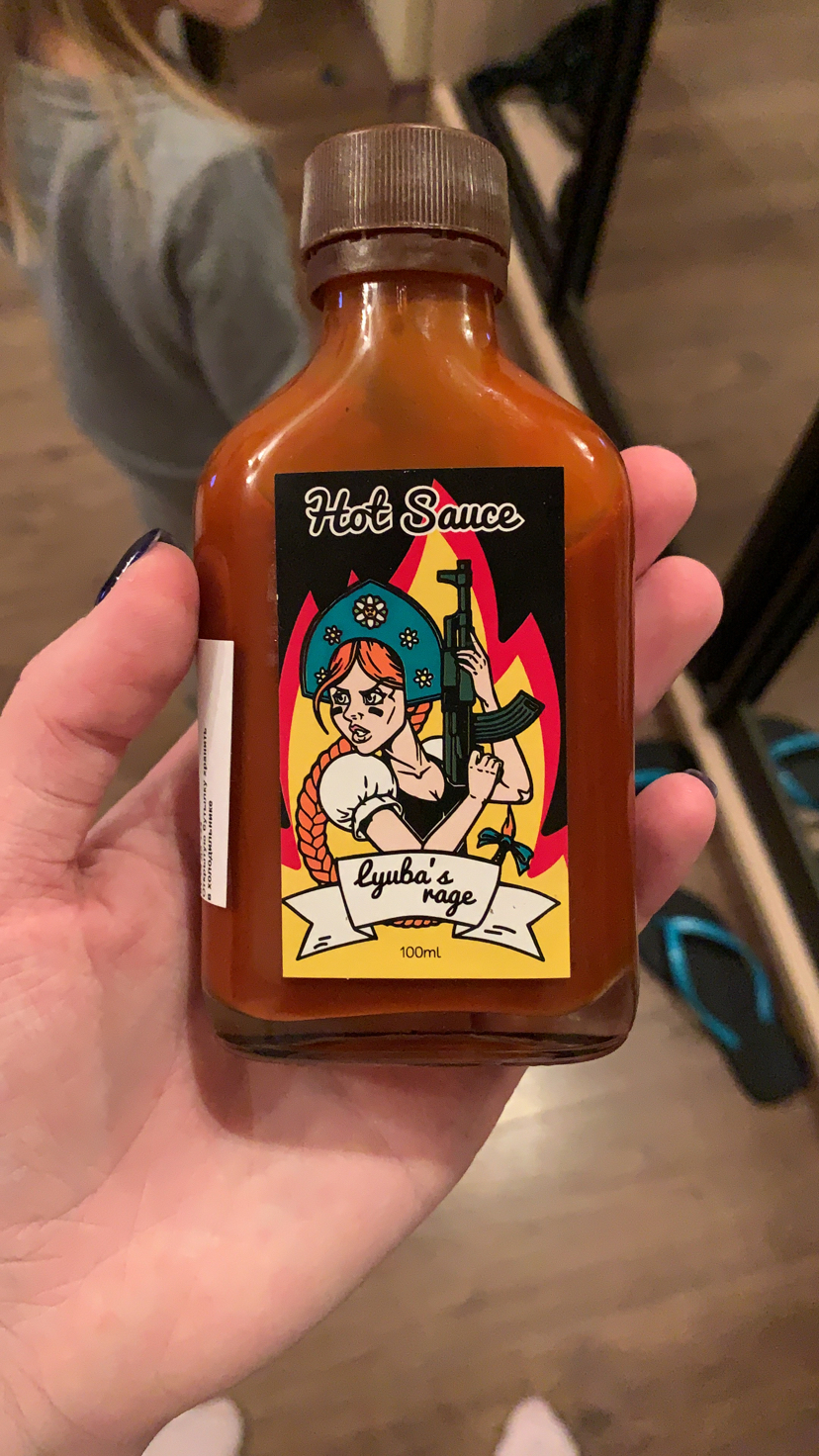 Birthday gift - My, Food, Spicy, Spicy sauce, Humor, Cooking, Cook, Birthday, Presents