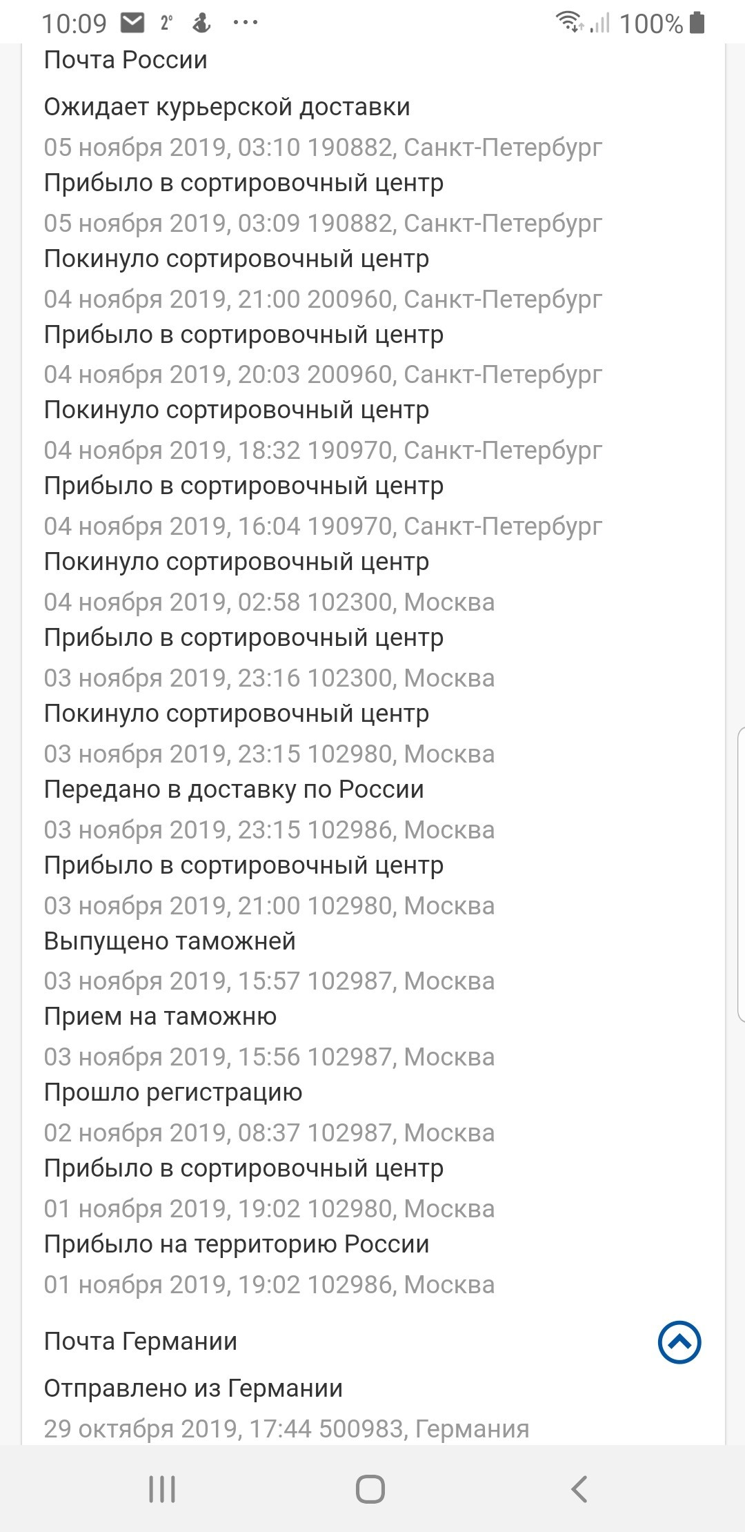 Стремительная почта России - Моё, Почта России, Курьерская доставка, Негатив