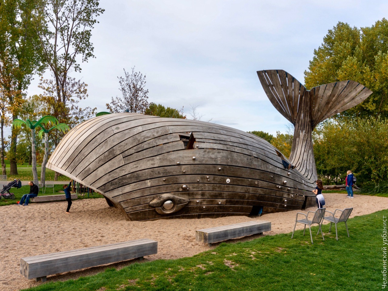 Children's playground in Berlin - My, Chelyabinsk urbanist, Berlin, Germany, Playground, Architecture, Beautification, Longpost