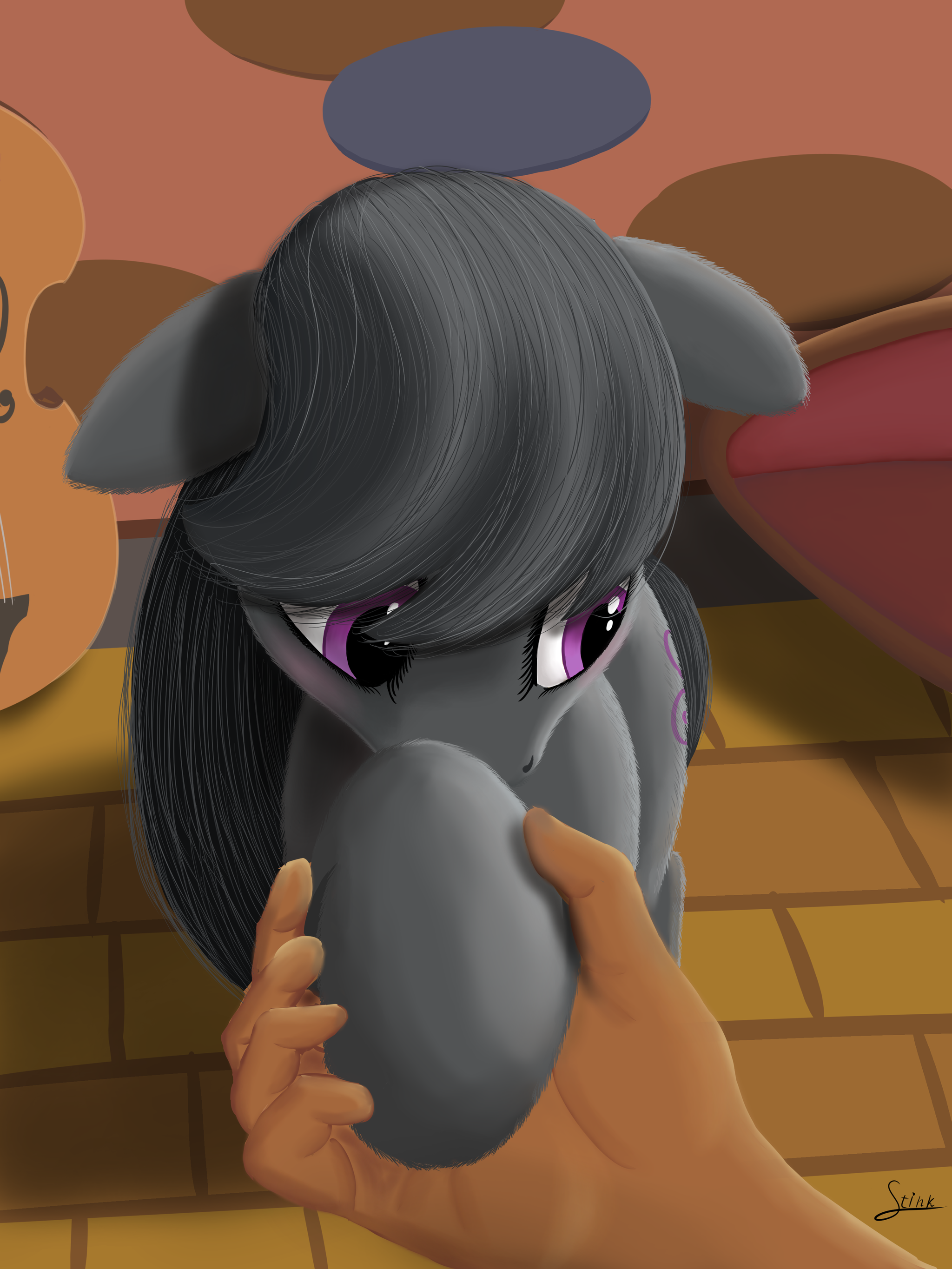 Take my hoof... - My little pony, Octavia melody, Person