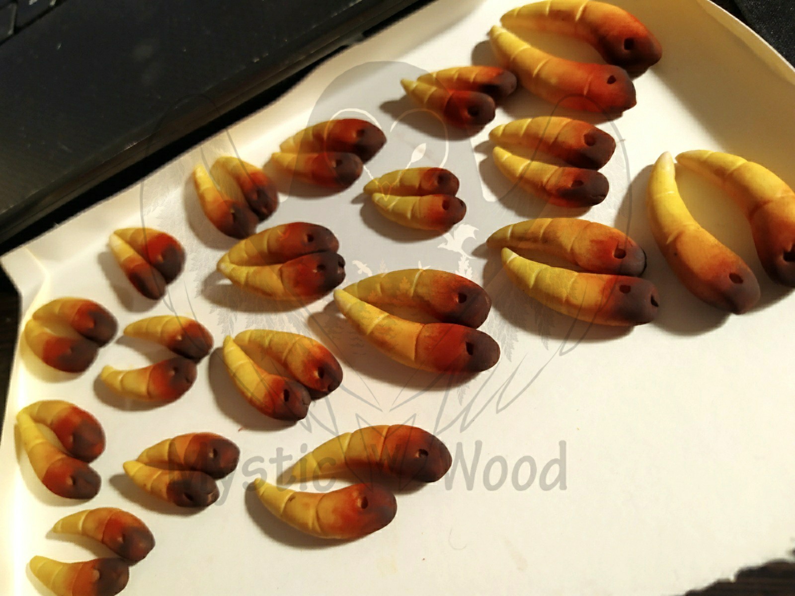 Scolopendra(handmade toy): birth - My, Scolopendra, Giant Scolopendra, Needlework with process, Handmade, Process, Polymer clay, Longpost