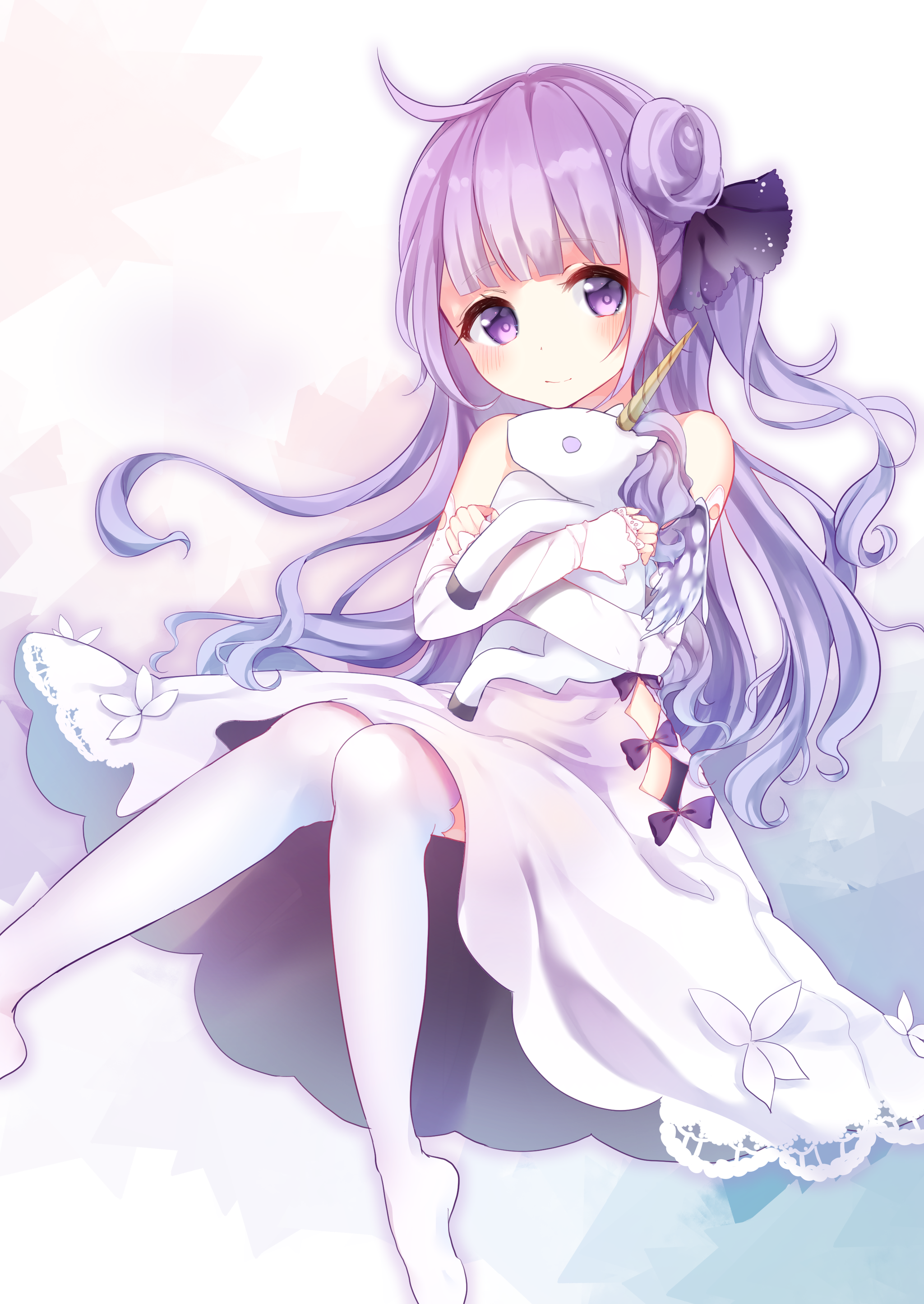 Unicorn - Anime art, Art, Azur lane, Hms Unicorn, Loli, A selection, Longpost