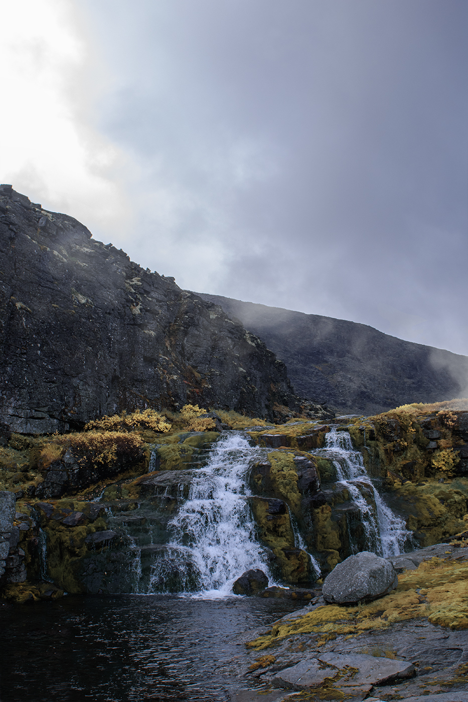 Lovozero tundra - My, Waterfall, Nature, Lovozero, Tundra, The photo