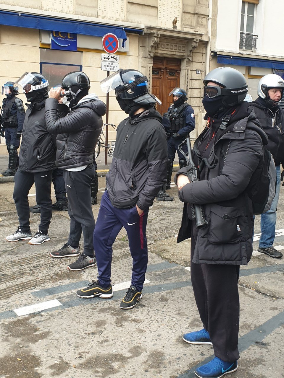 Fierce French riot police - France, Police, Politics