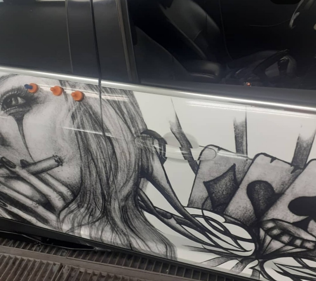 Car drawing - My, Car, Drawing, Longpost