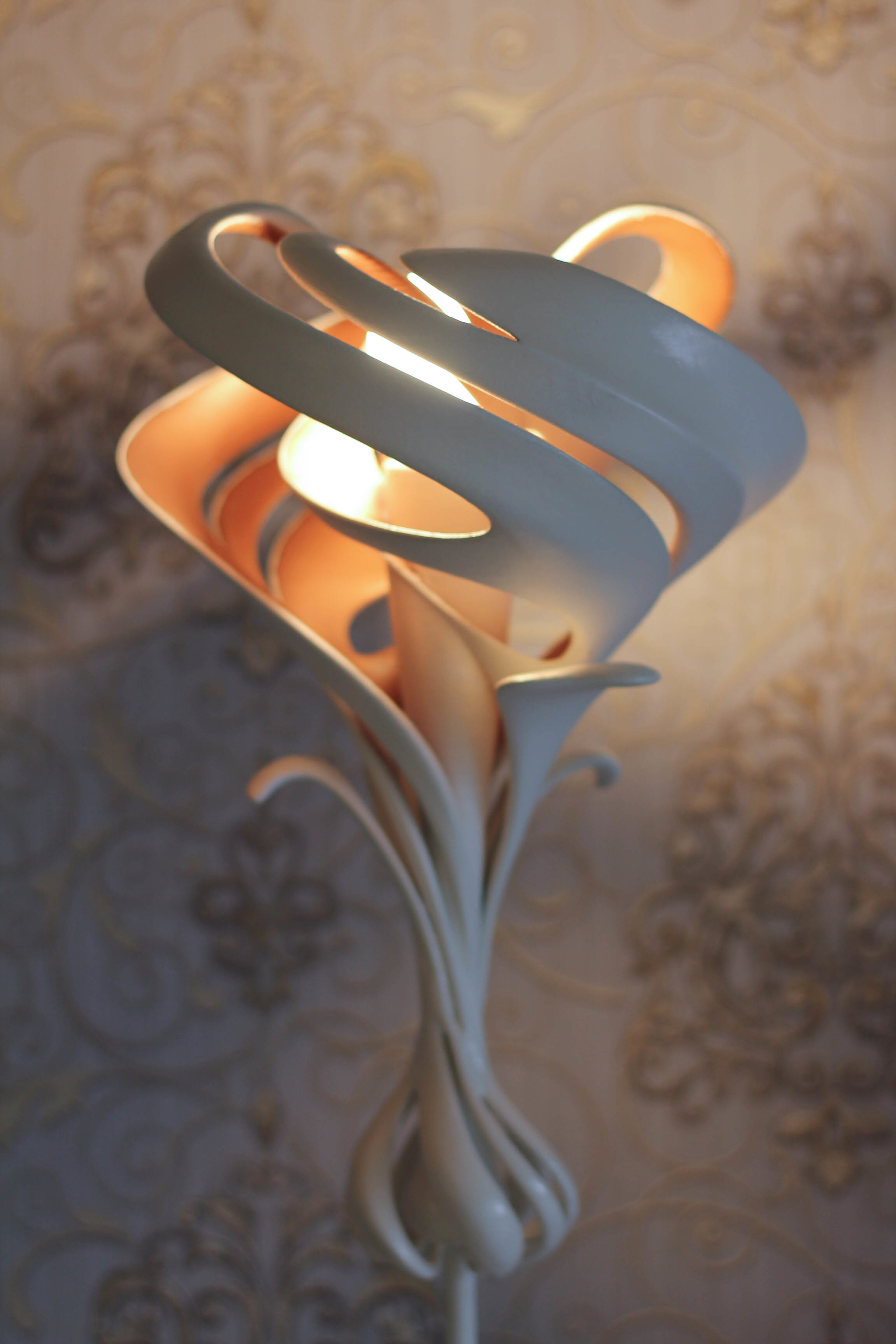 Floor lamp design, original work. - My, Design, Designer, Decor, Interior Design, Individual design, Brands, Video, Longpost