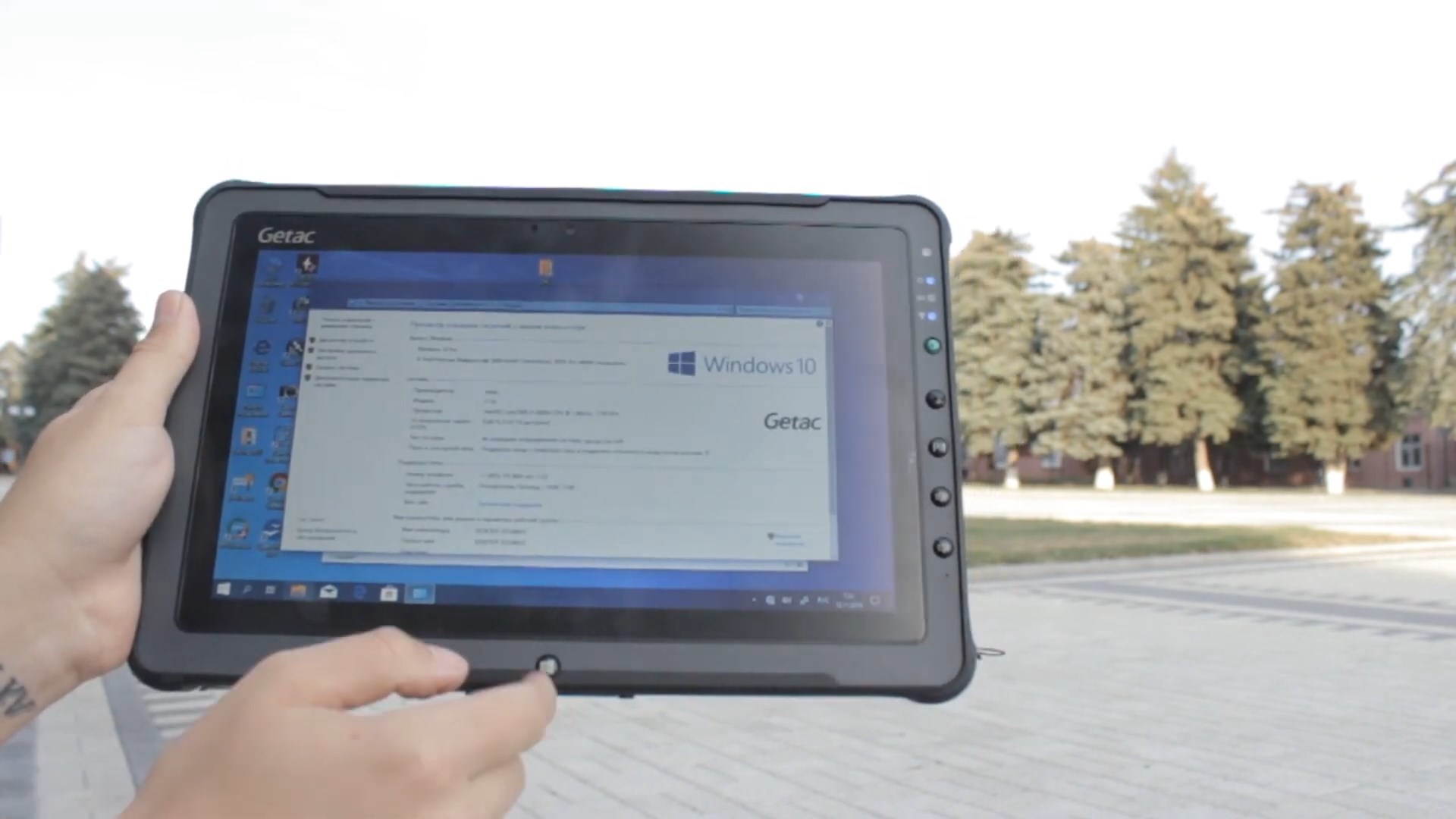 GETAC F110. Планшет на Windows, которому ничего не страшно! - Моё, Ip65, Windows, Видео, Длиннопост