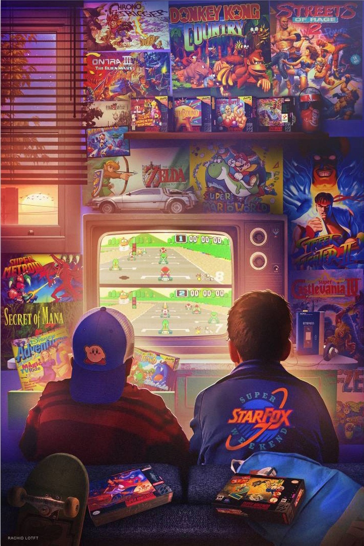 A post of pinching nostalgia - Nostalgia, Games, Computer games, Video game, Art, Rachid Lotf, Longpost, Retro