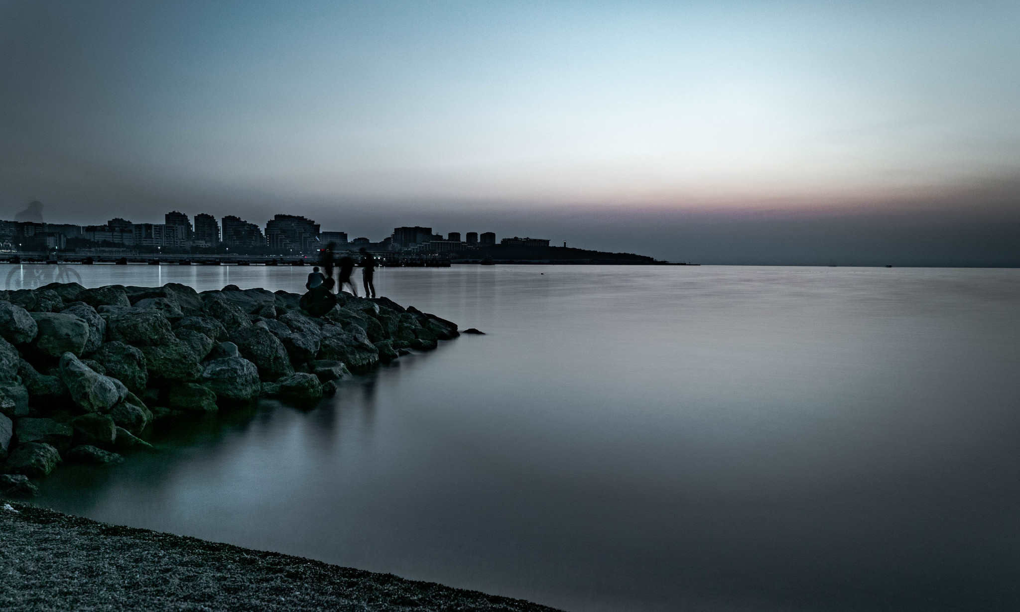 Silhouettes - My, Sea, The photo, Canon, People