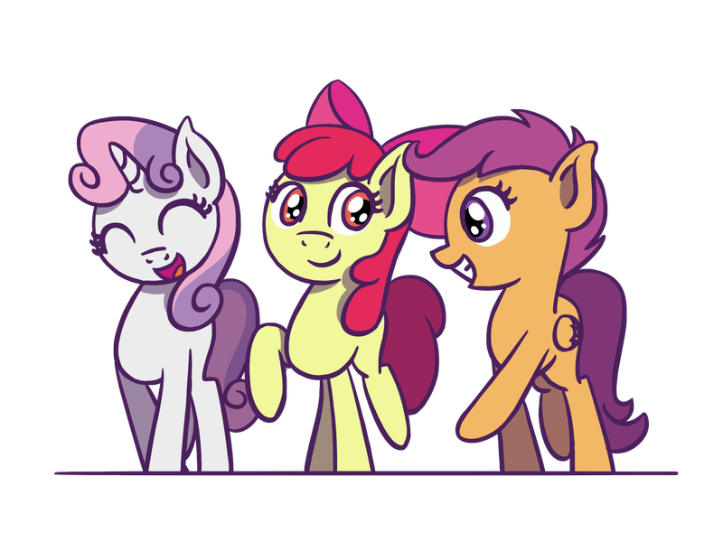 Cutie Mark Crusaders - My little pony, PonyArt, Cutie mark crusaders, Flutterluv