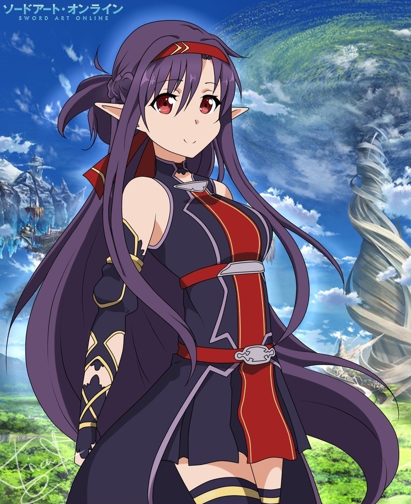 Yuki Konno - Anime art, Art, Sword Art Online 2, Konno Yuuki, A selection, Longpost, Anime