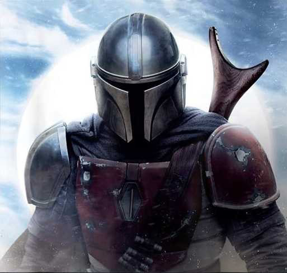 The Mandalorian and his helmet. - Mandalorian, Star Wars, Foreign serials, Mat