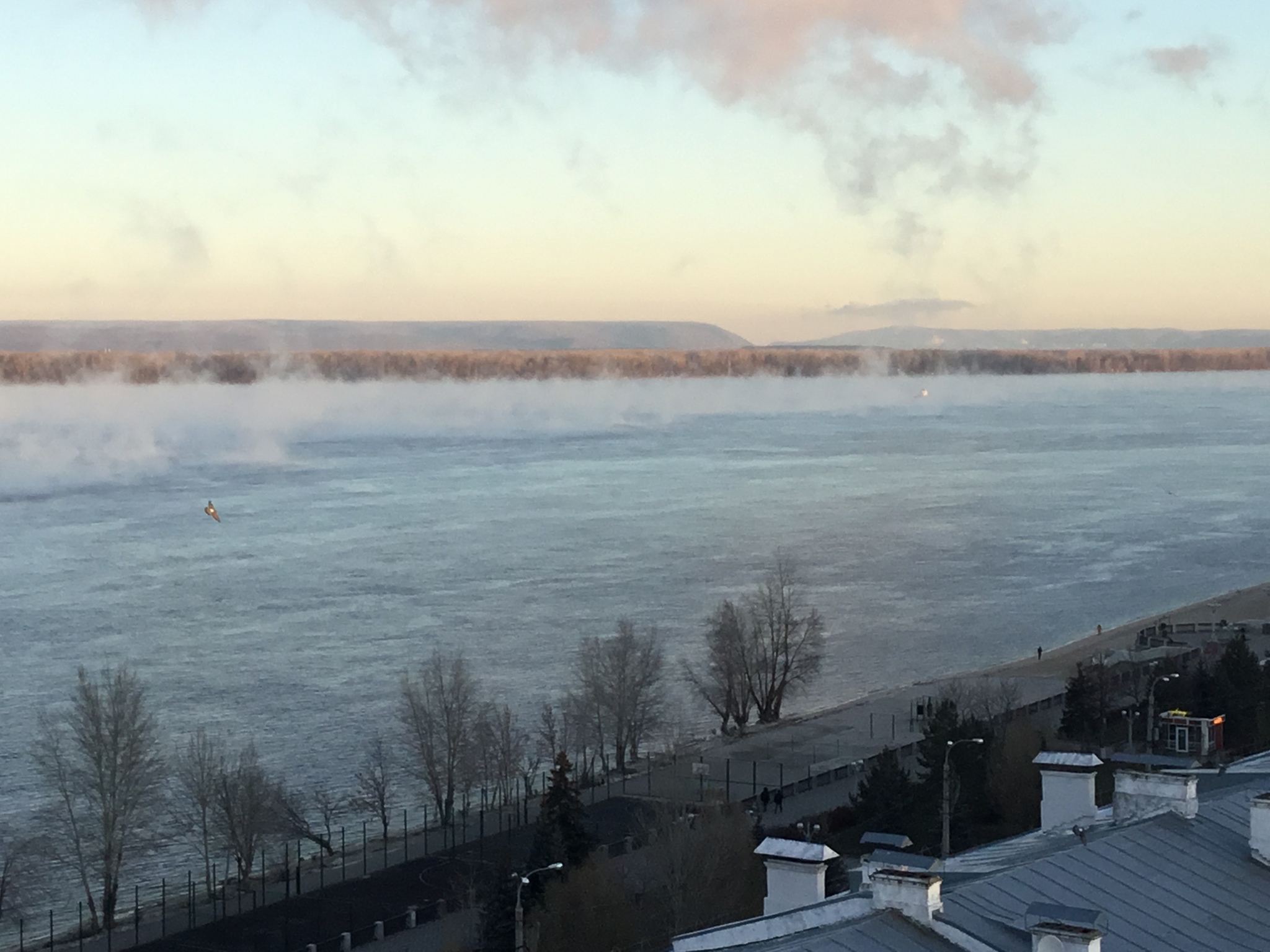 When it got colder - My, Cold, Hovering, The photo, Samara, Volga river