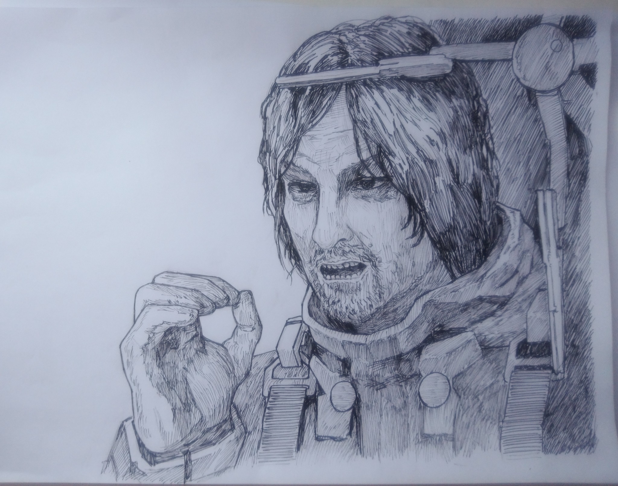 You can’t just pick up and carry a load - My, Hideo Kojima, Art, Drawing, Lord of the Rings, Memes, Kojima productions, Death stranding